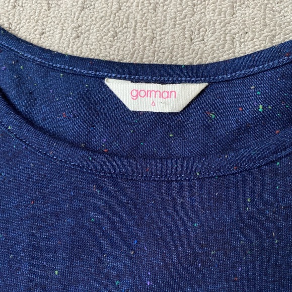⛔️Sold⛔️Gorman half sleeve high low cotton blouse top AU6 - Picture 5 of 7
